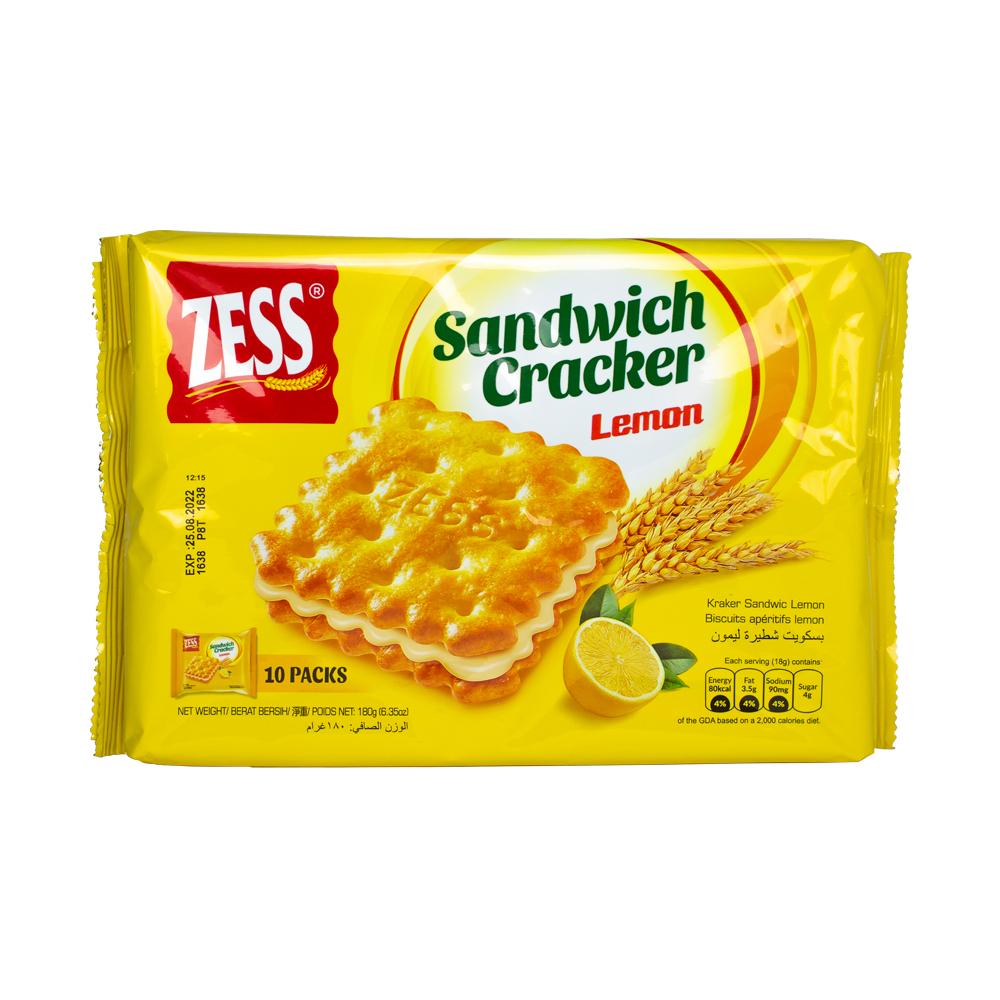 제스 샌드위치 크래커 레몬 180g
